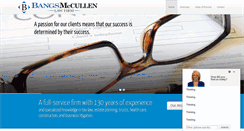 Desktop Screenshot of bangsmccullen.com